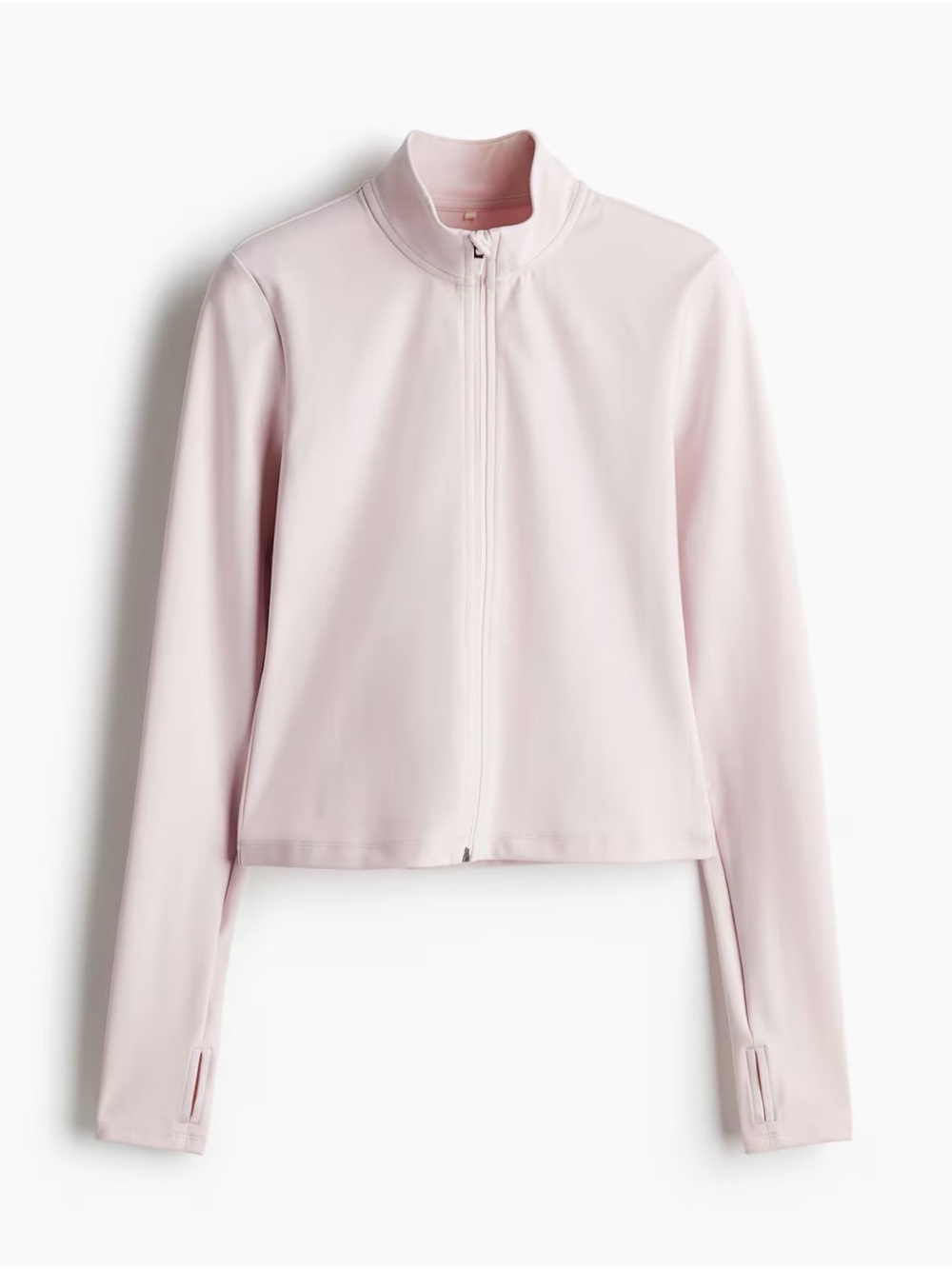 H&M Light Pink Zip-Up Bomber Jacket